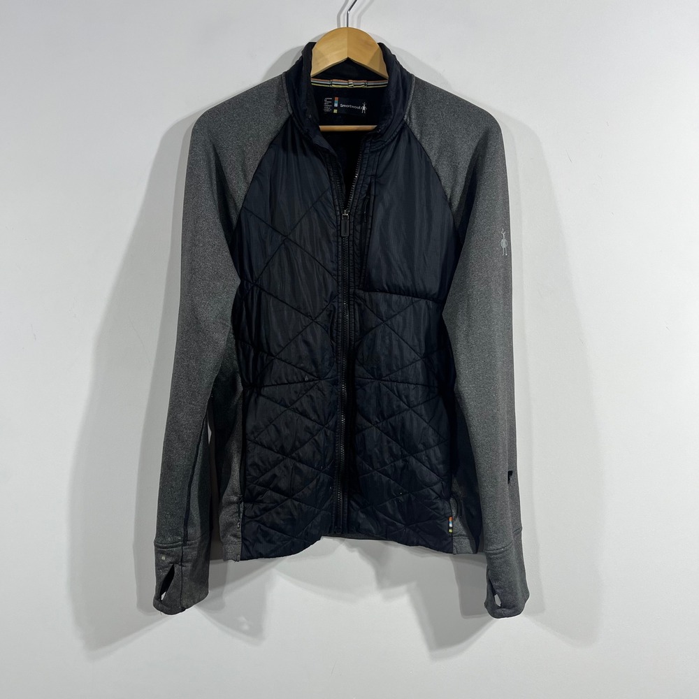 Smartwool SmartLoft Gorpcore Quilted Insulated Full Zip Jacket Mens Medium Flaw